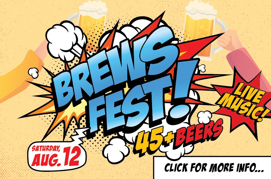 Guests enjoying beer on the mountain at Brewsfest